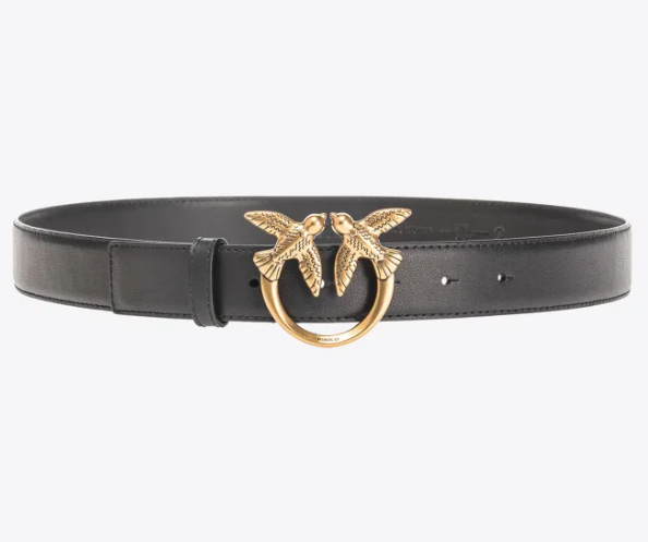 PINKO 100125 A0F1 Cinta nera in pelle