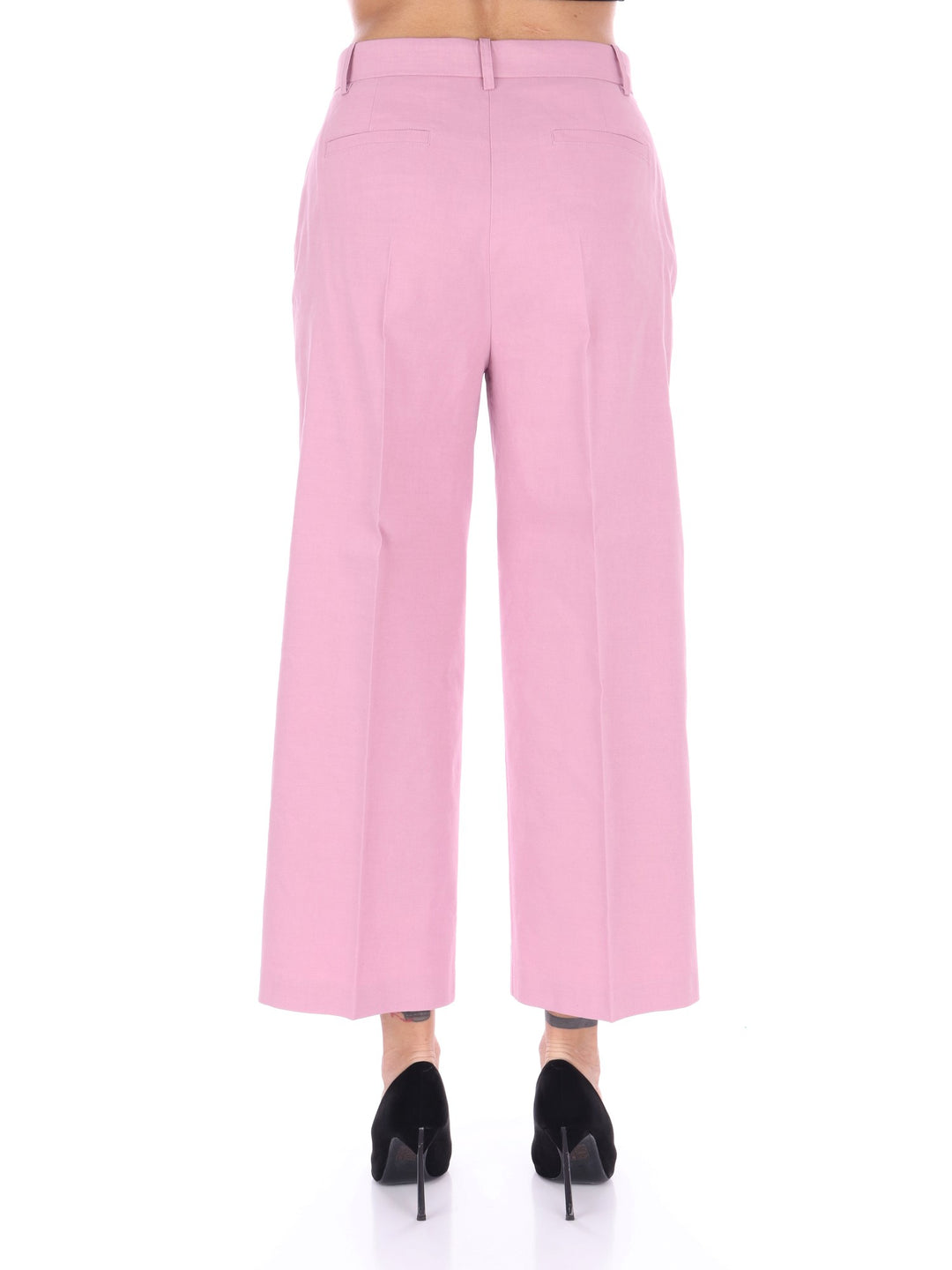 Pinko 103227 A0IM Pink Pantalone cropped