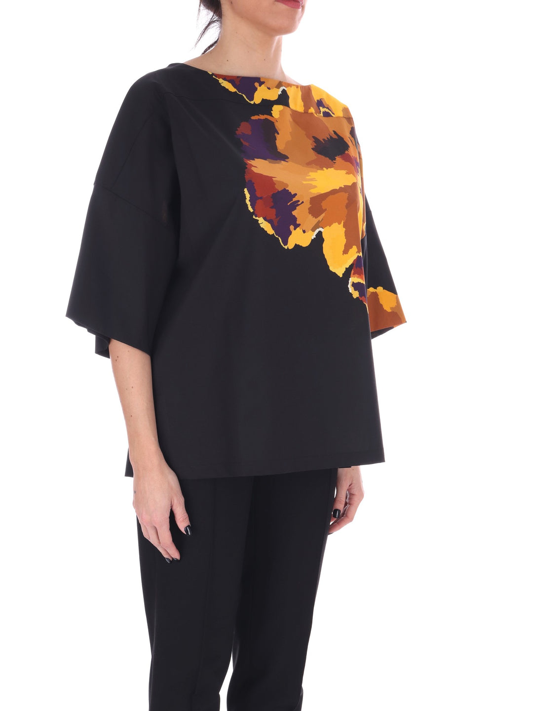 S4/L4SU11 Blusa con dettaglio fantasia