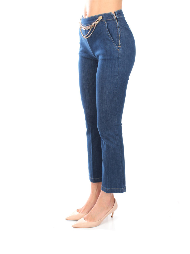 Liu Jo UA3071 D4611 Jeans con catene