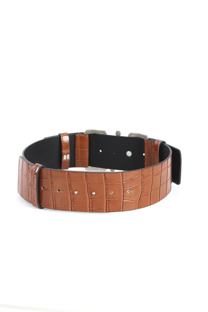 ANIYE BY 1A004 Crocodile Print Belt
