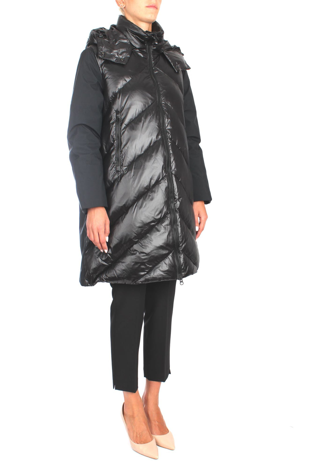 Blauer 22WBLDK03105 006355 Piumino lungo con cappuccio