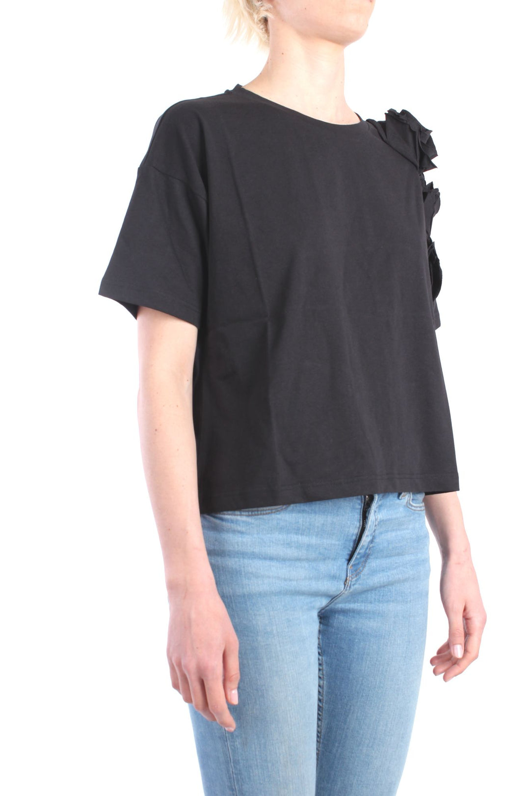 Rosè a Pois MILDRED T-shirt over con rose