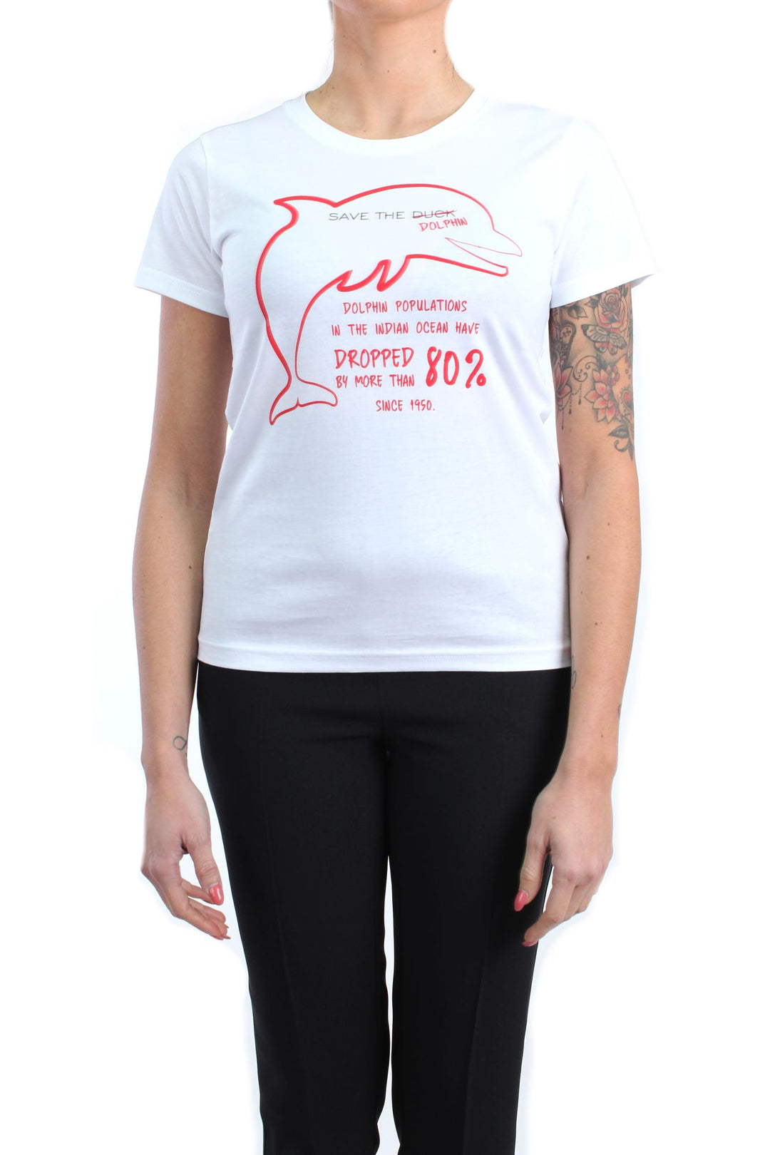 Save the Duck DT0738W BESY14 T-shirt con stampa