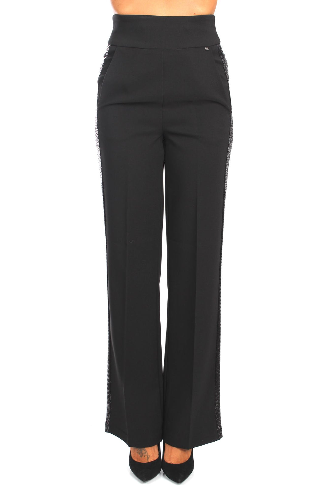 Kocca CENERR Pantalone palazzo con strass
