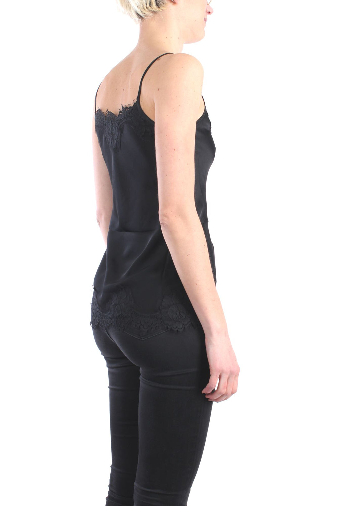 Pink Memories 11200 Top  con inserto in pizzo