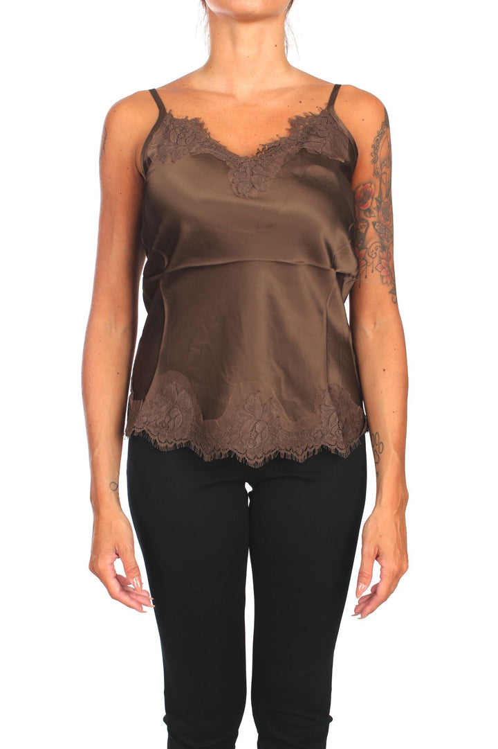 Pink Memories 11303 TOP CON INSERTO IN PIZZO