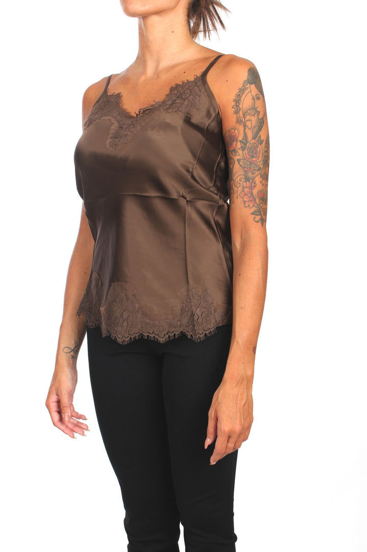 Pink Memories 11303 TOP CON INSERTO IN PIZZO