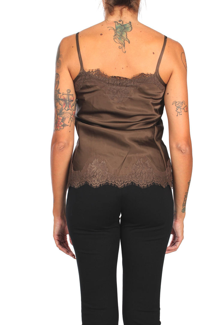 Pink Memories 11303 TOP CON INSERTO IN PIZZO