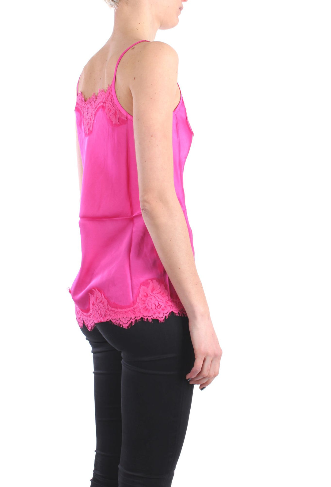 Pink Memories 11200 Top  con inserto in pizzo