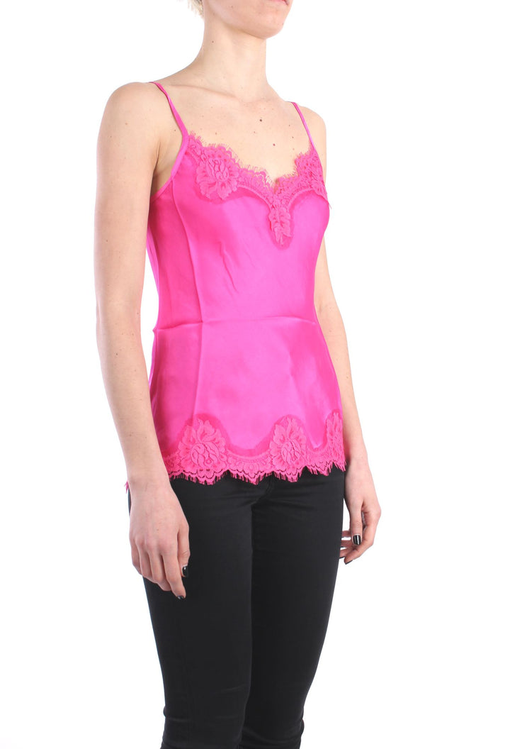 Pink Memories 11200 Top  con inserto in pizzo
